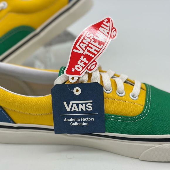 Vans Green and Yellow Sneakers - Picture 3 of 9